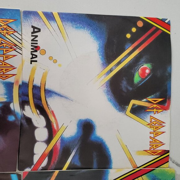 Def Leppard 4 Vinyl records Animal, Hysteria, Women and Pour Some Sugar on Me - Picture 8 of 16